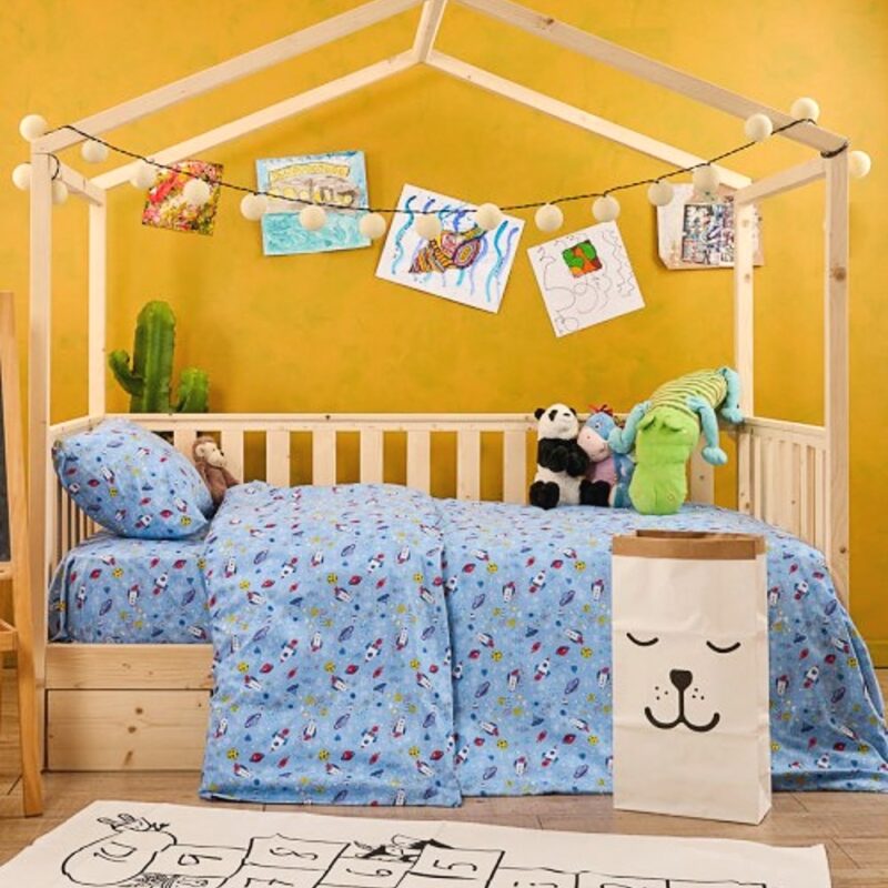 Set Bed Sheets-Kids-Cokitex-Space Bed Sheets 2