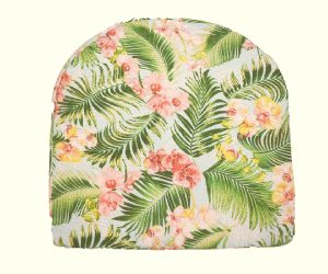 Chair Seat Cushions-Petal-Fer Forge-Karo Garden pillows