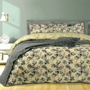 Duvet-SemiDouble-Kocoon-Zahara-Gray Bedroom